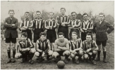 Het eerste elftal op 20 januari 1930